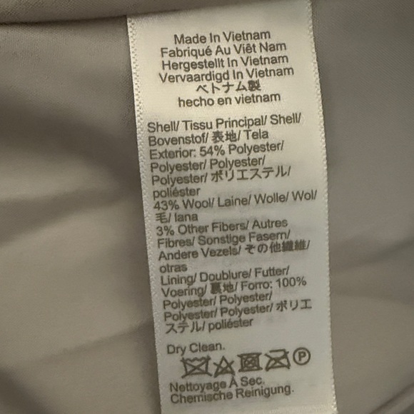 NWT J Crew Factory Light Gray City Coat Size 8 - Picture 10 of 10